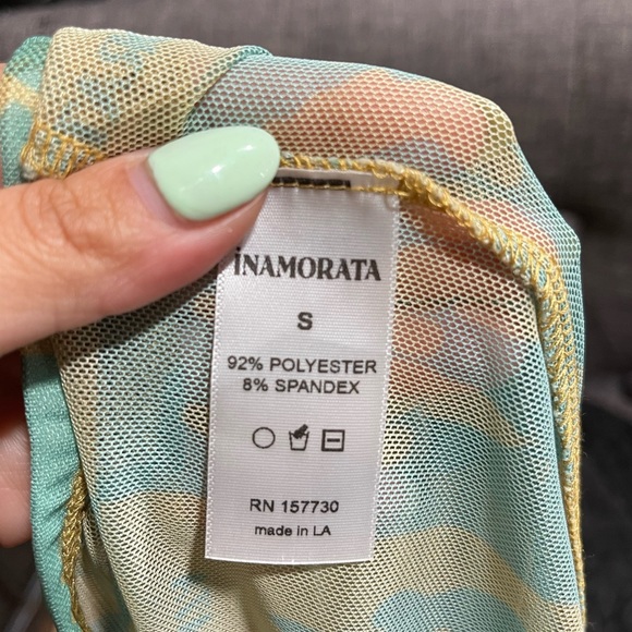 INAMORATA Emily Ratajkowski | Sheer Pants Size: Small - Picture 5 of 5